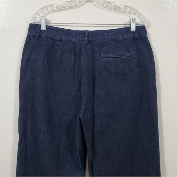 VINTAGE CHAPS Curvy Wide Leg Flare Dark Wash Jeans Size 10 - Picture 8 of 9